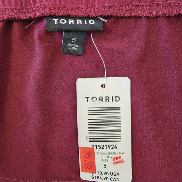 Special Occasion 5x Torrid Maxi Dress - Picture 3 of 11